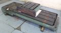 T-SLOTTED BASE FOR 5' X 11' CARLTON RADIAL DRILL: STOCK #62213