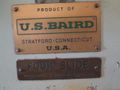 US BAIRD FORMING MACHINE: STOCK #71201