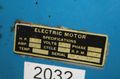 3' OLIVER MODEL #600 DRILL SHARPENER: STOCK #72248