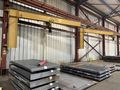 2 TON X 12' GORBEL WALL MOUNTED JIB CRANE W/ 2 TON YALE POWERED HOIST: STOCK #19135