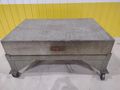 72" X 48" X 12" RAHN GRANITE SURFACE PLATE ON TABLE W/ CASTERS : STOCK 20059