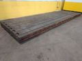 6.5' (80") x 22' (264")  T SLOTTED FLOOR PLATE PLANER TABLE: STOCK #13637