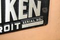 10 TON TISHKEN MODEL #ACO-10LP CUTOFF PRESS: STOCK #64570
