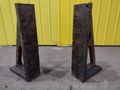 8" X 18" X 36" SET OF (2) MACHINE ANGLE PLATES: STOCK #18297