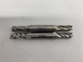 13/32” HSS DOUBLE ENDED 2 FLUTE END MILLS [PUTNAM/MORSE] QTY 2 STOCK #15523
