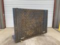 84" x 72" HEAVY DUTY ANGLE PLATE WITH DRILLED & TAPPED HOLES: STOCK #14745