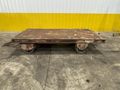 20,000 LBS (10 TON) x 120" x 60" STEEL WITH HARD TIRE TRANSFER CART CAR: STOCK #23237