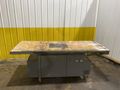 6' X 3' WOODWORK DOWNDRAFT INDUSTRIAL WORK BENCH: STOCK #18944