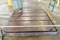 62" X 60" X 6" THICK  T SLOTTED FLOOR PLATE: STOCK #78515