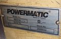 6" X  12" DISC POWERMATIC #BD31A COMBO BELT & DISC SANDER: STOCK #77702