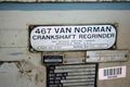 22" X 90" VAN NORMAN CRANK SHAFT GRINDER: STOCK #51717