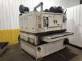 63" MIDWEST AUTOMATION MODEL #N3-6375 3 HEAD WET TYPE BELT DEBURRING GRINDER MACHINE: STOCK 1822