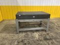 60" X 36" X 8" JC BUSCH PRECISION LAYOUT BLACK GRANITE SURFACE PLATE ON STAND: STOCK #22773