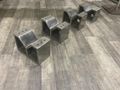(4) 10" X 5" X 6.5" HIGH V-BLOCKS: STOCK #80026