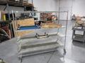 Metro Rolling Wire Shelf, with 5 Adjustable Shelfs and (2) Woodframe, (1) Plastic Frame Moving Dollies- Auction Item