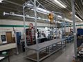 Overhead Hoist & Crane Specialists Heavy Duty Steel Mold Table with Overhead Hoist System, Harrington 2 Ton Electric Chain Hoist, I Beam, Trolley- Auction Item