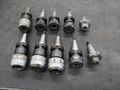 CT40 Taper Tool Holders: (4) Nikken KM-1 Collet Holders, (4) XCN-1000 Collet Holders, (1) End Mill Holder- Auction Item