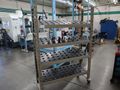 CT40 Taper Tool Rack Cart (Portable) (4) Shelves - 140 Tool Holder Stations with Assorted CT40 Taper Tool Holders- Auction Item