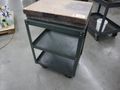 Starrett Granite Surface Plate, Pink, 2-Ledge, with Stand - 24"  18" x 4"- Auction Item