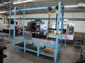 Midwest Crane Heavy Duty Mold Table with Overhead Crane, 4,000 #Capacity, CM Lodestar 2 Ton and 1/2 Ton Hand Chain Hoists - Auction Item
