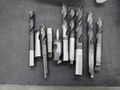 Large Straight Shank and Morse Tpaer Drills, Morse Taper Adapters- Auction Item