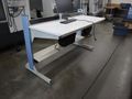 Work Bench with Formica Top, Lower Shelf, 110 Volt Power Strip - CONTENTS NOT INCLUDED- Auction Item