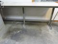 Work Table w Metal Frame w Fly Swatter- Auction Item