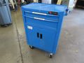 Xcel Two Drawer/2 Door Potable Cabinet On Casters w Contents, Locks and Keys- Auction Item