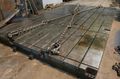 18' X 5'6' X 10' THICK GIDDINGS & LEWIS T-SLOTTED FLOOR PLATE: #67269