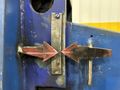 3/8" REED WEBB MODEL #M4 OFFSET FORMING ROLLS W/ SUPPORT TANK ROLLS: STOCK #22060