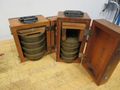 Star Brass Mf'g Co. ***Antique*** Single Range Deadweight Gage Tester with 74.5 Lbs of Brass Weight Sets in Original Wooden Boxes- Auction Item