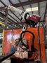 LINCOLN ELECTRIC ROBOT WELDING SYSTEM WITH ABB 6 AXIS ROBOT, 300 KG HEAD AND TAILSTOCK, LINCOLN