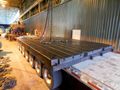 18' X 5'6" X 10" THICK GIDDINGS & LEWIS T-SLOTTED FLOOR PLATE: #67268