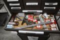 Kennedy 3-Tier Portable Tool Cabinet with Contents: Assorted Cutting Tools and More- Auction Item