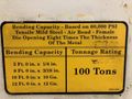 100 TON X 14' WYSONG MODEL THS100-168 HYDRAULIC PRESS BRAKE: STOCK #18666