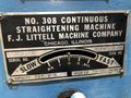 8" X .018" LITTELL MODEL #308-7PDS COIL STOCK STRAIGHTENER: STOCK #17297