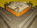 8" X 8" X 1/8" AMADA MODEL #CSW-220 DUAL HEAD CORNER NOTCHER & COPER: STOCK #10339