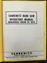 36" TANNEWITZ MODEL #G-3 VERTICAL BAND SAW: STOCK #23157