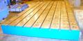 Floor Plates, 86" X 157" X 12" T-Slotted Floor Plate, Leveling Screws, New, #25274
