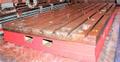 78" x 157" x 16.5" T-Slotted, 8 T-Slots on 10" Centers, 16.53" Thick,____ Cast Iron, Matched, 4-Available, #27523