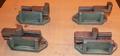 Chuck Jaws, (4), 12.25" Long, 5.5" Wide, 6.75" High, 3/4" Holes, Keyed, #30188