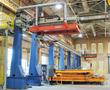 IGM Robotic Weld Cell, X1377", Y118", Z59", (2) 49" Pos, 51" Sw, (2) 6-Ax Robots, '07 #26597