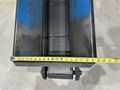 8" WIDE X 6' HIGH NEW LONDON ENG MODEL #500 MOTORIZED BELT INCLINED PARTS CONVEYOR: STOCK #20069