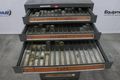 9-Drawer Industrial Storage Cabinet, Stanley Vidmar Style, 30″ W x 27-3/4″ D x 59″ H
