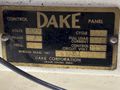 75 TON DAKE MODEL #18-558 HYDRAULIC 4-POST PRESS,  23" STROKE: YOBRO #24084