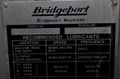 2 HP BRIDGEPORT VERTICAL MILL