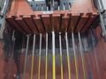60" X 30" JV MANUFACTURING MODEL #VB60-B HYDRAULIC DOWNSTROKE VERTICAL CARDBOARD BALER: STOCK #2