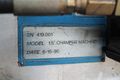HAUTAU MODEL #CC15M DOUBLE END CHAMFER MACHINE: STOCK #10957