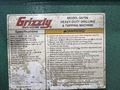 27" GRIZZLY MODEL #G0756 HEAVY DUTY DRILLING & TAPPING SINGLE SPINDLE DRILL:: STOCK 16885