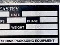 Eastey EM28T Manual L-Bar Sealer w/ Powered Take Away Conveyor